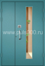 Стальная подъездная дверь с кодовым замком и стеклом ПД-86, цена 33 300 руб. Стальная подъездная дверь с кодовым замком и стеклом ПД-86, цена 33 300 руб.