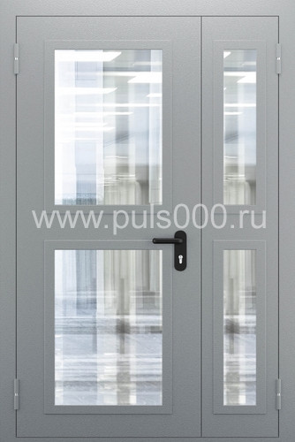 Тамбурная железная противопожарная дверь со стеклом ТПД-23, цена 61 410 руб. Тамбурная железная противопожарная дверь со стеклом ТПД-23, цена 61 410 руб.